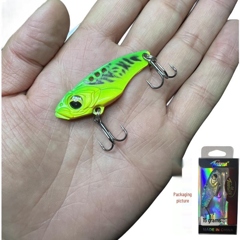 Mehrfarbige Klapperschlangen Bionische VIB Metall Spinner Köder