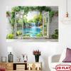 1Pcs Jungle Waterfall False Decoration Background Winter Backdrop Decorations For Photo Studio Photo Booth Christams Party