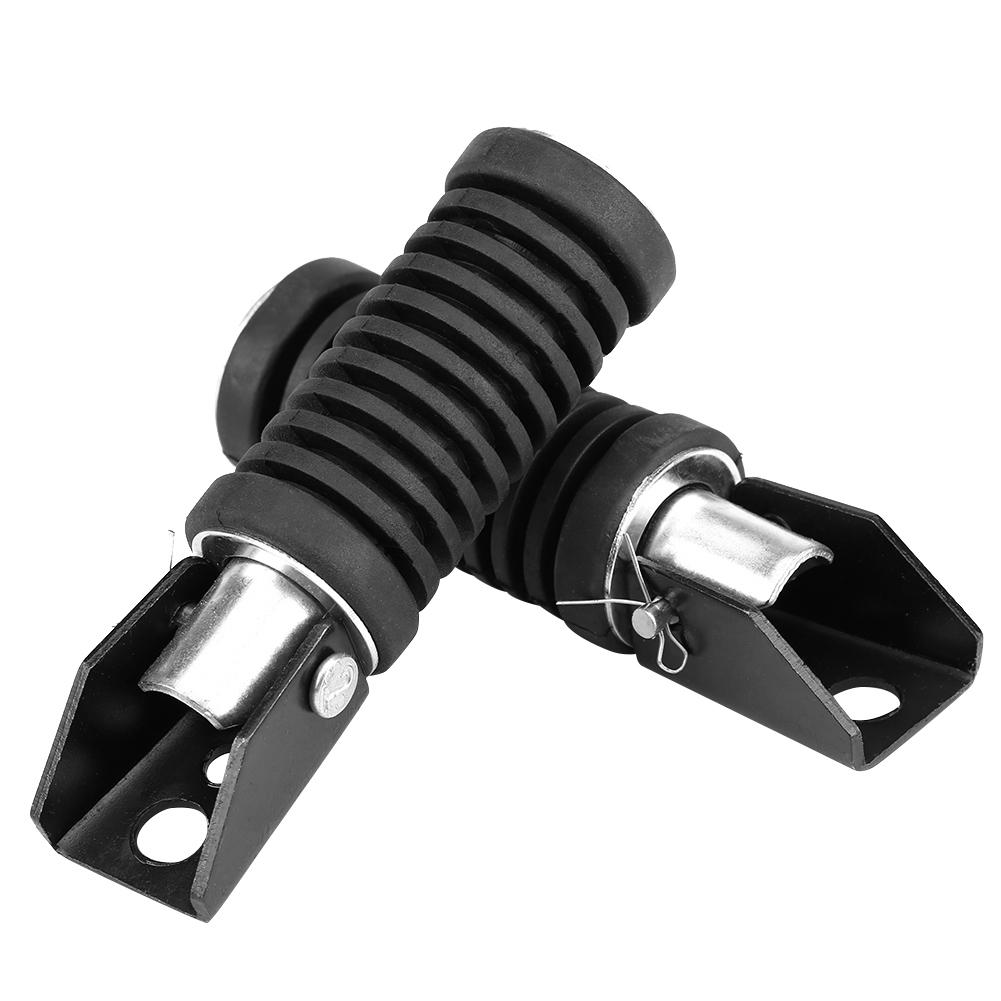 Motorcycle Rear Footpegs Plate Footrest Rubber Pad Grip Cover for Suzuki 125cc GN 125