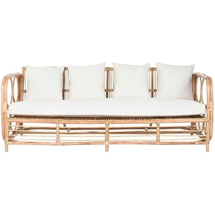 Canapé - HOME ESPRIT - Multicolore - 3 places - 195 cm - Style contemporain