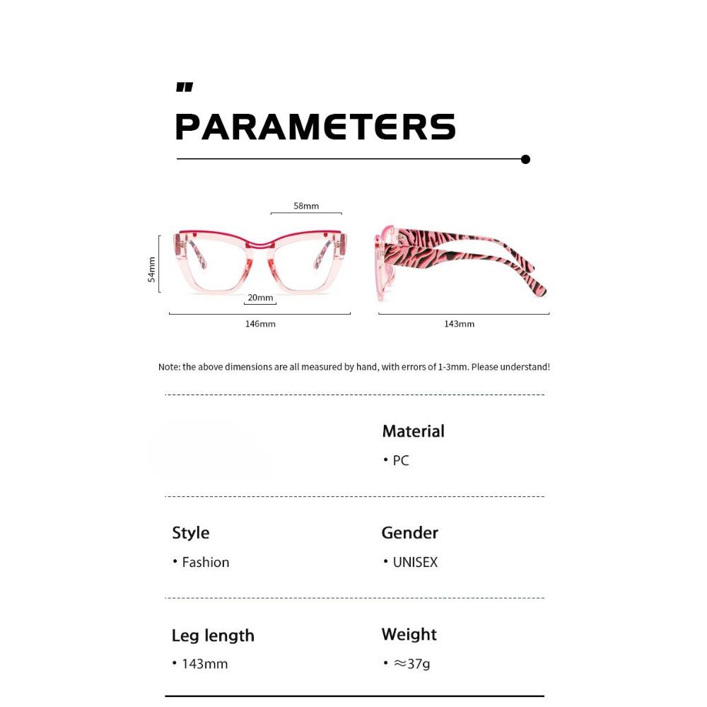 Lunettes de lecture œil de chat populaires à la mode pour femmes Nouveau cadre élégant surdimensionné HD Anti lumière bleue Lunettes pour presbytie Dioptrie Jusqu'à 4.0