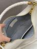 European & American Trend: Genuine Leather Women's Half-Moon Underarm Bag - Exquisite, Relaxed Casual Woven Handbag