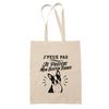 Tote Bag Beige I Can't I Prefer My Boston Terrier I Can't Minimalist | Cotton Bag Fairtrade 180 G/m² 10 L Handles 70 Cm