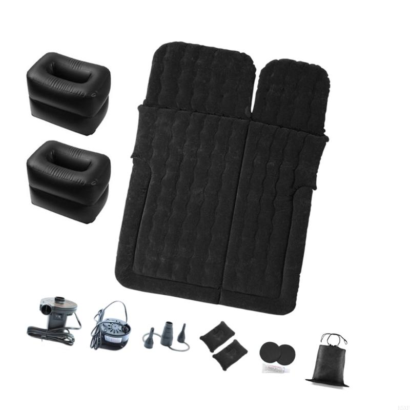 2025 New Tear Resistant Foldable Car Camping Bed For SUVs Trucks Double Chamber Design 250kg Capacity Waterproof PVC Materials