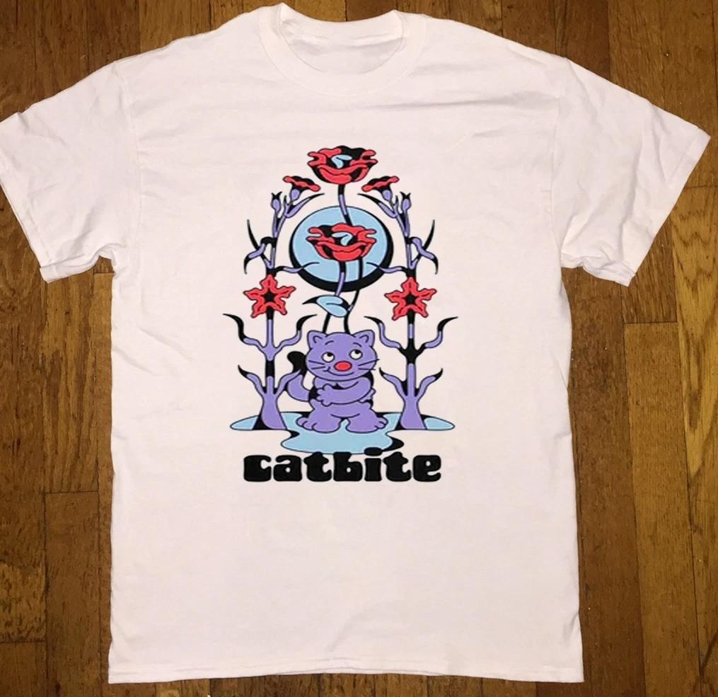 

Collection Catbite Band Collection Shirt White All Size S to 4XL BL1806 XL