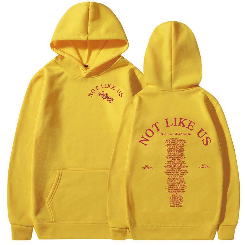 Kendrick Lamar Not Like Us Tour New Album Hoodie Men