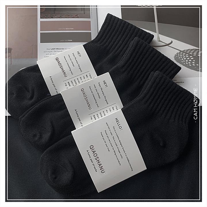 Мужские весенне-летние спортивные носки-подследники однотонной расцветки 1 pair