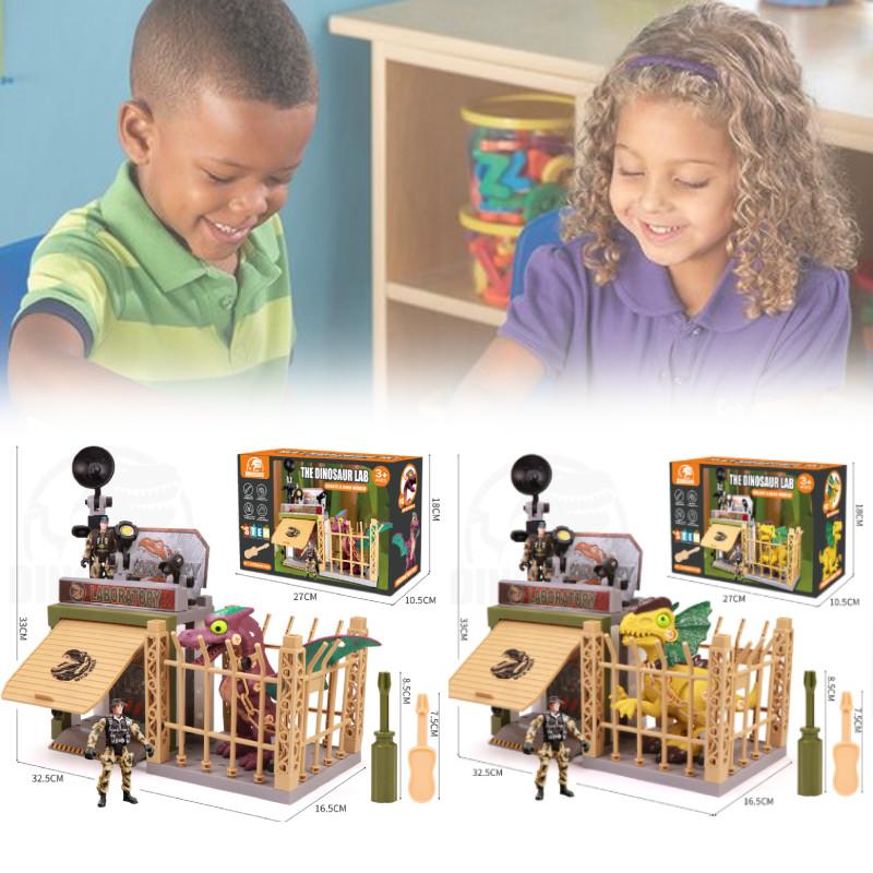 Engaging Battery Powered Dinosaur Model Toy For Children With Easy Diy Assembly