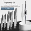 Manual Tap and Die Set: Tapping Drill Bits & Wrench Kit M3-M30