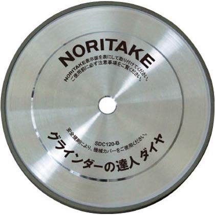 

Noritake Grinder Master Diamond SDC120 Grinding Wheel, 200mm x 19mm x 25.4mm, 1A0DB200R0020