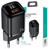 USAMS Teren. Reţea. 1Xusb-C+1Xusb T46 33W(Numai Cap) Pd3.0 +Qc3.0 Încărcare rapidă Negru/Negru Cc152Tc01 (Us-Cc152)