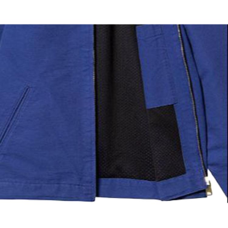 Carhartt WIP Detroit Jacket Classic Detroit Collar Drop Shoulder Zip Jacket Men Jacket Blue I031947-1F6-02