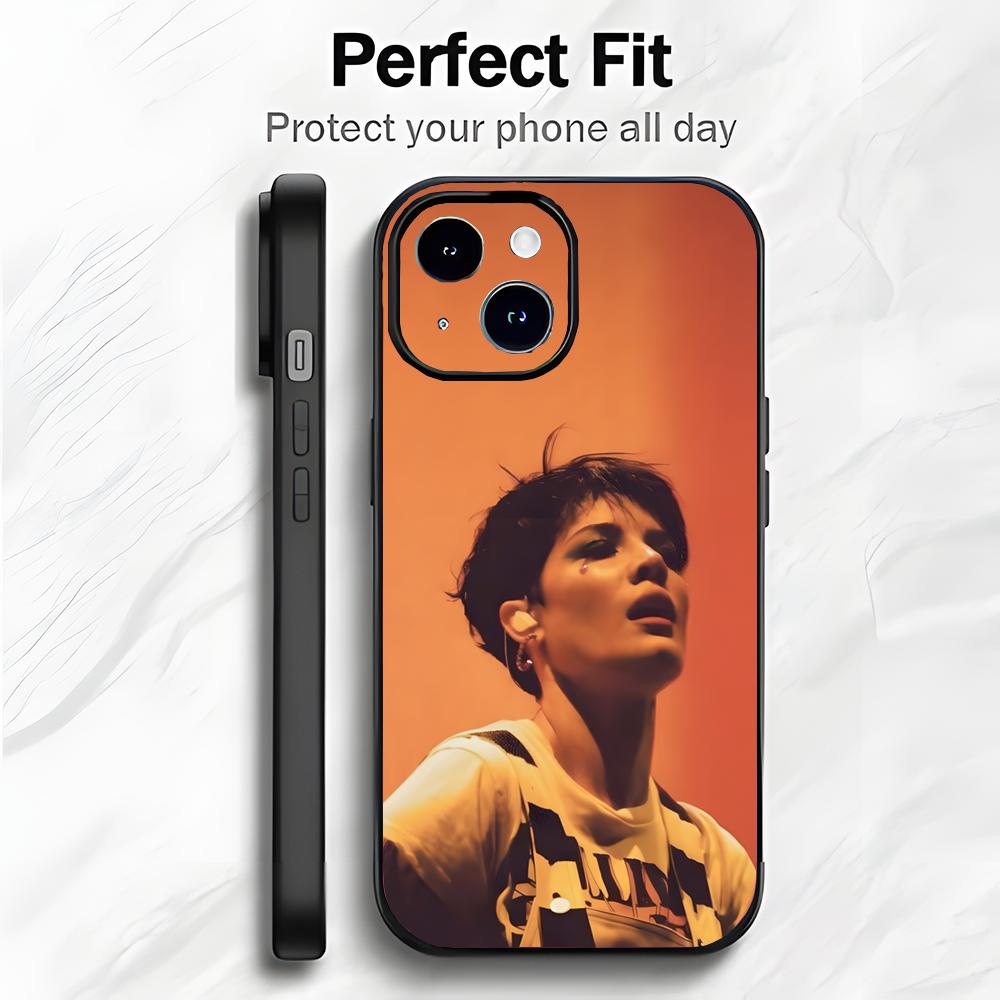 Unique Pop Cool Singer H-Halsey Phone Case Phone Case Soft Packaging Lightweight For iPhone17 16 15 14 13ProMax