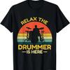 Drummer Drum Sticks T Shirt Percussion Lover Rock Gifts Tee