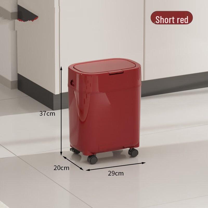 ZISIZ High-Foot Kitchen Trash Can