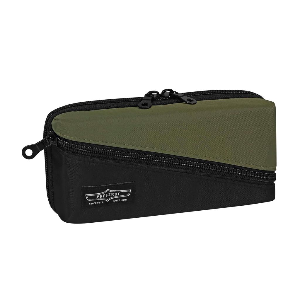 Kutsuwa Pencil Preserve AK072GR Case, Green,