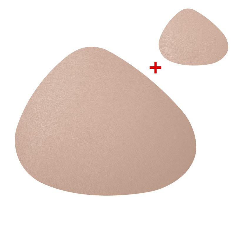 Σουπλά Επιτραπέζιο Ματ Επιτραπέζιο Μαξιλάρι PU Δερμάτινο Αδιάβροχο Θερμομόνωση Αντιολισθητικό Σουπλά Μαλακό Μαύρο Καφέ Σουβέρ που πλένεται