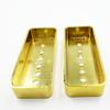 2-piece Set of Plastic Housings for Electric Guitar Pickups 50/52mm Plastic Pickup Covers, Gold- or Silver-plated