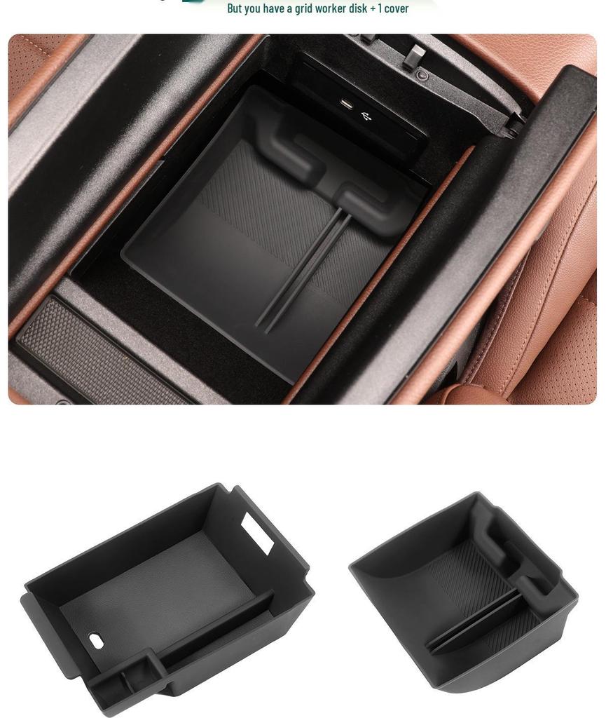 Silicone Storage Box for Mercedes GLE/GLS Center Console & Armrest
