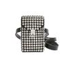 Borse a tracolla Retro con diamanti per donna Tendenza 2025 Mini borsa per telefono alla moda Marsupio Borsa a spalla di lusso di alta qualità per signore