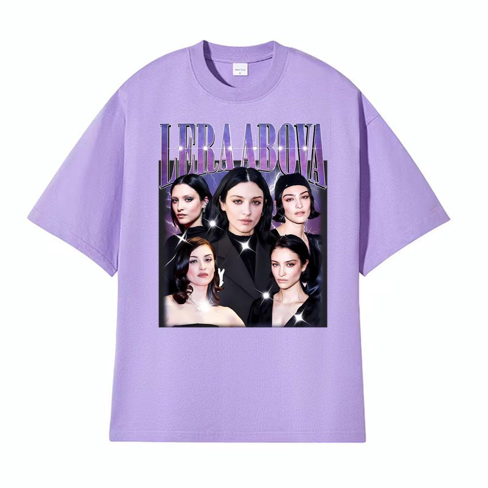 Lera Abova Vintage Graphic Tshirts Mens Women Clothing Fashion High Street T Shirt Hot Sale Oversized Cotton Comfort T Shirts