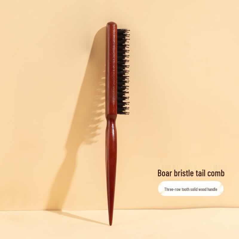 Sinle Boar Bristle Hair Styling Comb