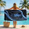 Aston Villa Football Beach Towel Soft Microfiber Summer Towel Quick Dry Absorbent Towel for Beach Swimming Pool Travel