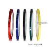 Fünf Rollen selbstklebendes farbiges Klebeband, 3 mm x 66,0 Meter, Geeignet für Kunst, Basteln und Whiteboard-Markierung