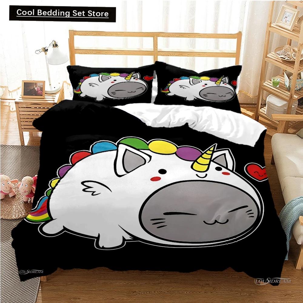 Cute Bubu Dudu Cartoon Bear Panda Duvet Cover kawaii Bedding sets Soft Quilt Cover and Pillowcases Single/Double/Queen/King Boys