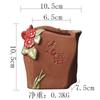 Creative And Personalized Purple Sand Flower Pot Ceramic Xiaolaozhuang Meat Meat Peach Egg Plant Bonsai Potted Plant Calamus Wenzhu Chinese Style