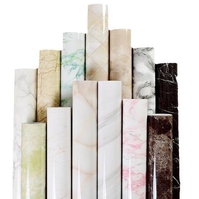 Mramorová vinylová fólie DIY Samolepicí tapeta Koupelna Kuchyň Skříňky Pracovní desky Kontaktu papír PVC Vodotěsné Samolepky na zeď