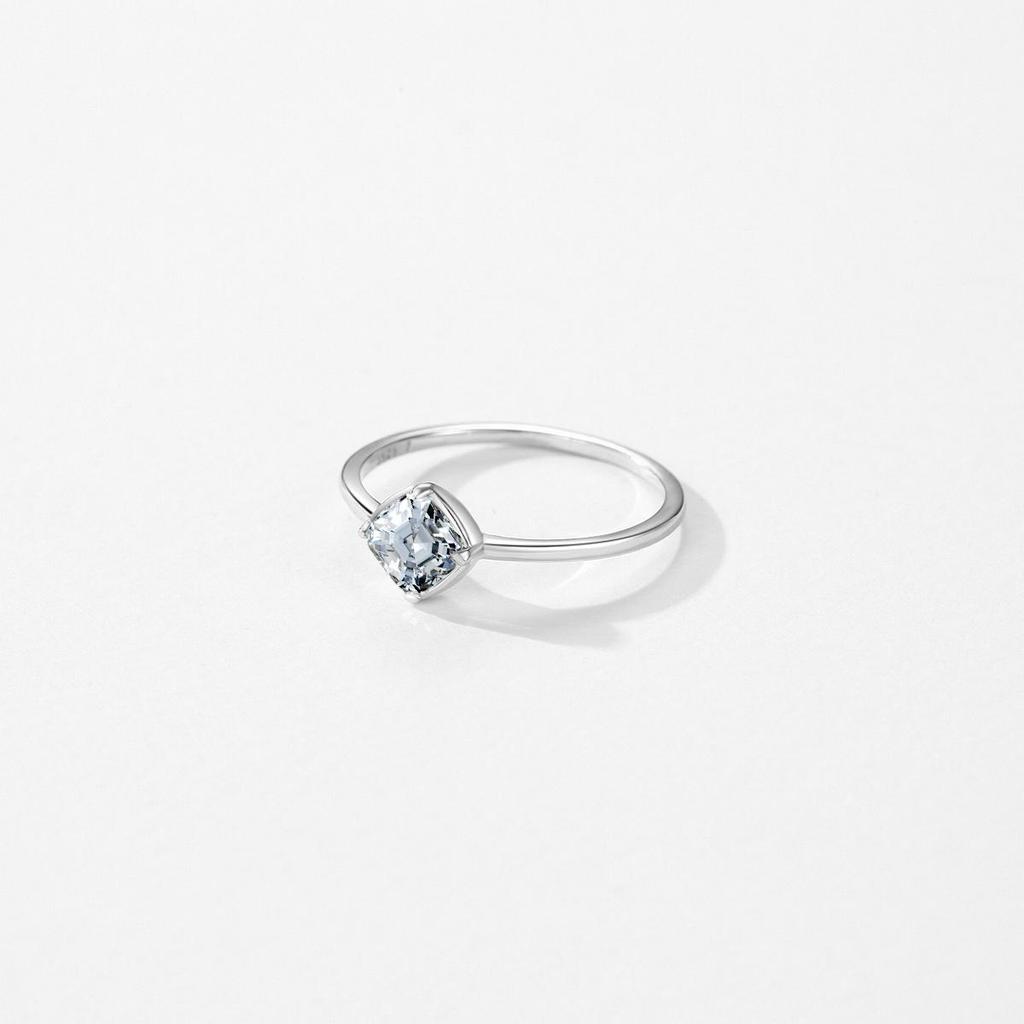 MODIAN 925 Sterling Silver Emerald Cut Square CZ Fashion Ring Classic Basic Design Fine Jewelry For Girls Women Christmas Gifts