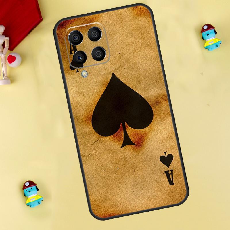 Ace of Spades Case For Samsung Galaxy M33 M15 M55 M31 M13 M12 M14 M06 M16 M36 M56 M53 M32 M52 M35 M34 M54