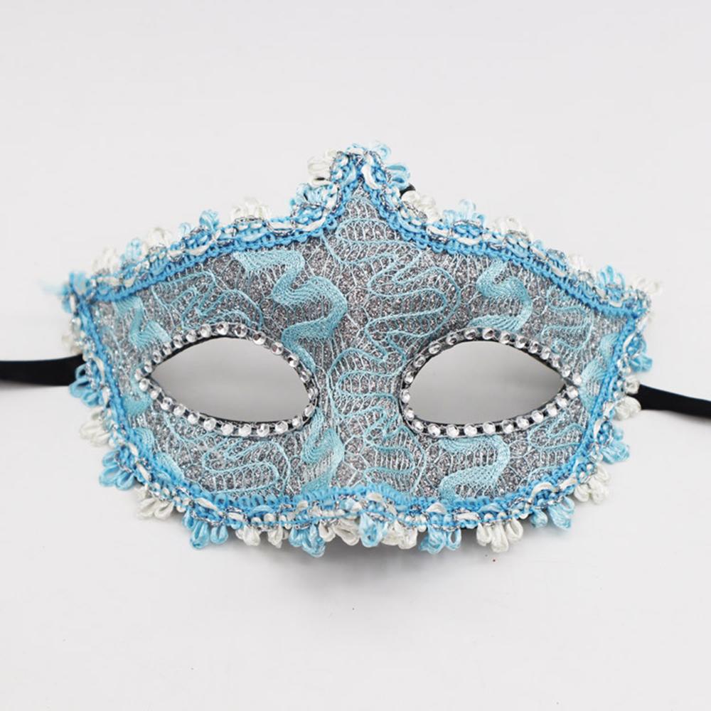 Adult Half-Face Mask Retro Half Face Masks Venetian Party Beauty Princess Mask Prop Halloween Christmas Masquerade Ball Decor
