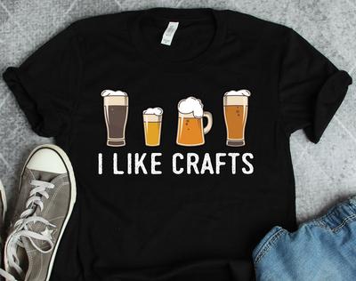 I Like Crafts Beer Shirt, Beer Gifts, Homebrewer Shirts, Brewery Shirts, Beer Lover Shirts