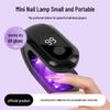 Portable Mini LED Nail Lamp for Single Finger – Quick Dry Phototherapy Machine for Home Use