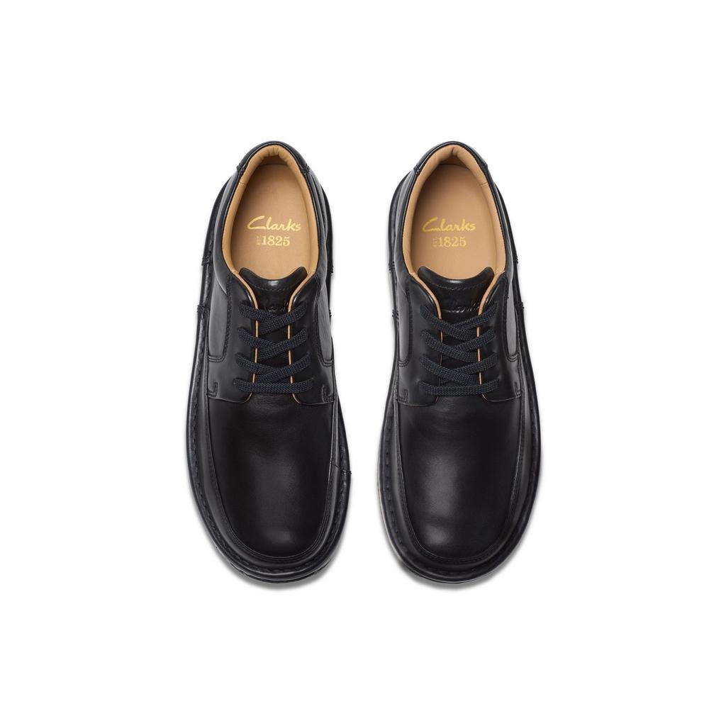 Clarks Leather Versatile Comfortable Cushioning Casual Shoes Men Sneaker Black 261798387