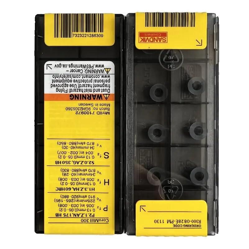 

Original Sandvik / R300-0828E-PM 1130 / CNC lathe carbide blade 10 PCS