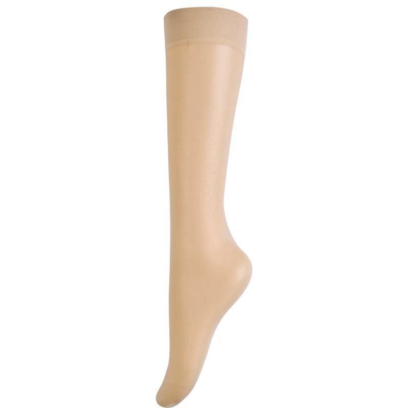 Ultra-thin Mid-calf Stockings for Women, Summer Knee-high Concealer Beauty Socks, Slightly Press To Show Slim Legs