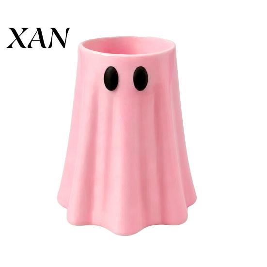 Flexible Drink Insulator Halloween Ghost Can Holder, Spooky Figurine Reusable Holder Cooler Sleeve, for Party Slim Standard And Tall Cans Insulated