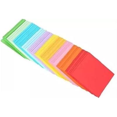 Eclet Neon Origami Paper 15 Cm X 15 Cm Pack Of 100 Sheets (10 Sheet X 10 Color) Fluorescent Color Both Side Coloured For