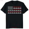 Tractor American Flag Patriotic Farmer Farming Th of July T Shirt Vintage Washed Homme Slightly Breathable Unisex