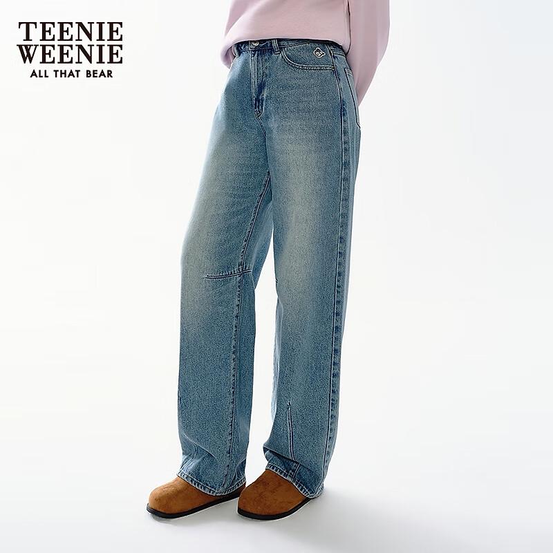 

Teenie Weenie Bear Women s Relaxed Straight-Leg Jeans M