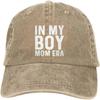 In My Boy Mom Era Hat for Men Baseball Cap Cool Cap