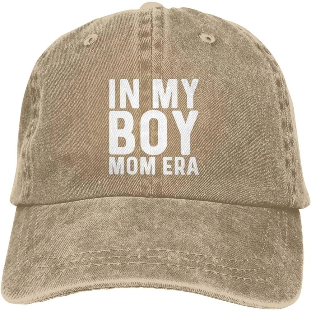 In My Boy Mom Era Hat for Men Baseball Cap Cool Cap