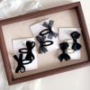 2pcs Black Color Elegant Princess Hair Clip for Kids Retro Lace Bow Toddler's BB Clip Sweet Headwear Hair Accrssories