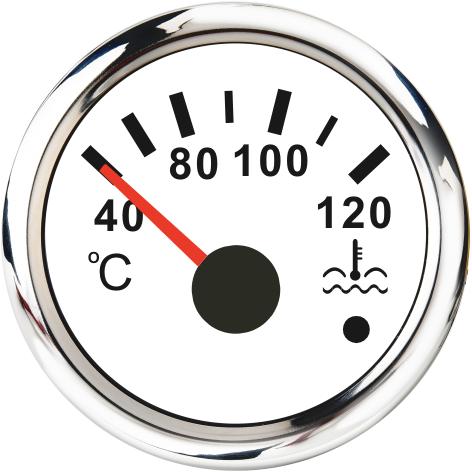 Car Marine Boat Boost Alarm Gauge 2‘’ 52mm Oil pressure Meter Water Level Fuel Temperature 12V 24V Voltmeter Accessories Meter