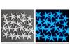 4cm Colorful Luminous Plastic Starfish for Aquarium Landscaping, 2.7g Fluorescent Marine Decor Stone