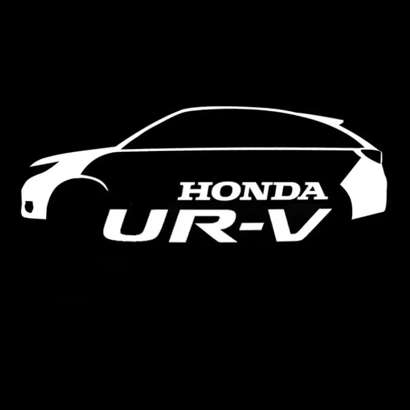 2Pcs LED Car Welcome Door Lights Emblem Accessory For Honda Civic FIT Accord Prelude CRV 5th Mugen CRZ CRX Jazz HRV Pilot Odysse RA4