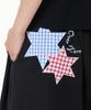 MOZMOZ Bermuda Star Patch Side Pleated Sweatpants Black